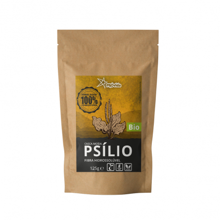 FIBRA PSILIO CASCA MOIDA BIO 125 GRAMAS