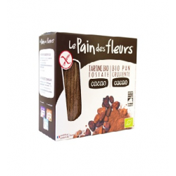PAO FLORES CACAU S/ GLUTEN BIO 160g
