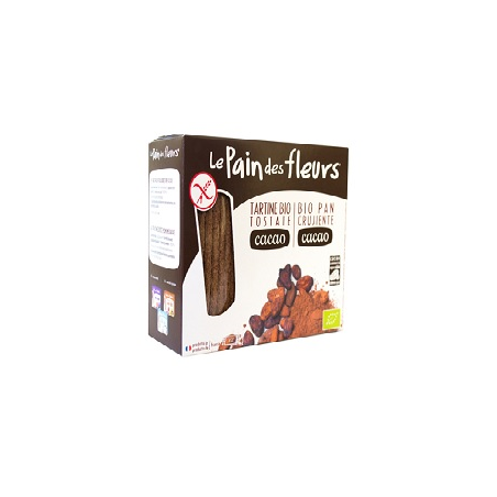 PAO FLORES CACAU S/ GLUTEN BIO 160g