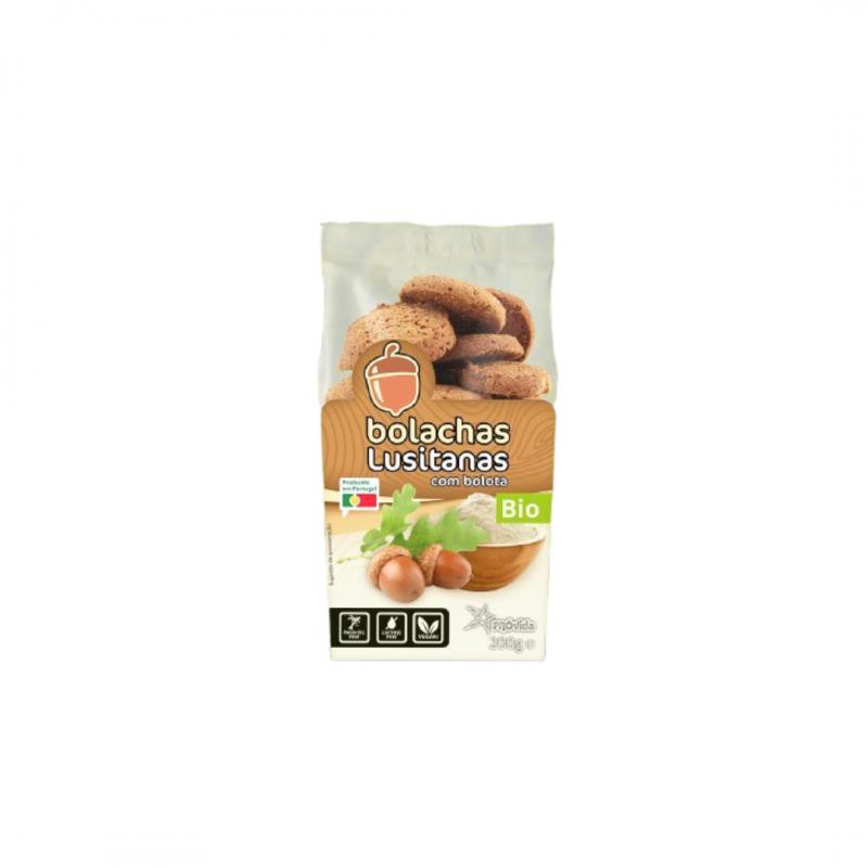 BOLACHAS LUSITANAS COM BOLOTA BIO 200 GRS PROVIDA
