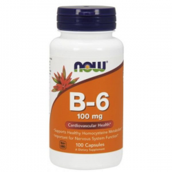VITAMINA B 6 100 CAPSULAS 100 MG NOW