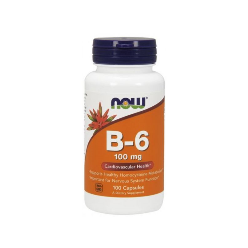 VITAMINA B 6 100 CAPSULAS 100 MG NOW