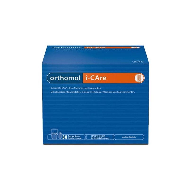 ORTHOMOL I CARE 30 PORCORS COM CAPULAS