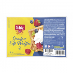 WAFFLE GOFRES SEM GLÚTEN 100 G  SCHAR
