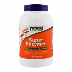 SUPER ENZYMAS 180 COMPRIMIDOS NOW