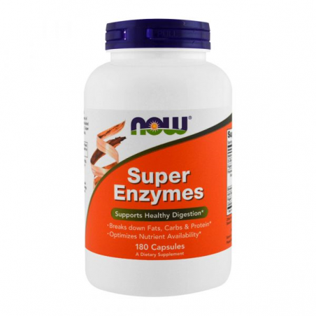 SUPER ENZYMAS 180 COMPRIMIDOS NOW