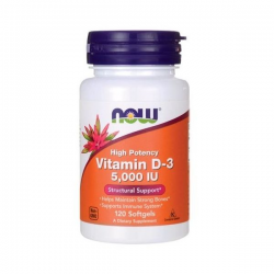 VITAMINA D3 5000 UI 120 CAPS NOW 