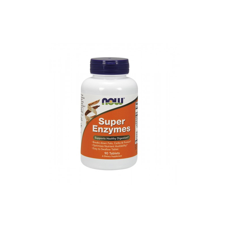 SUPER ENZYMES 90 COMPRIMIDOS NOW