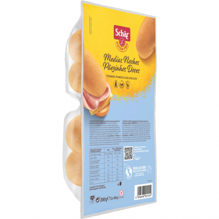 PÃEZINHOS DOCES SEM GLÚTEN E SEM LACTOSE SCHAR 200 G