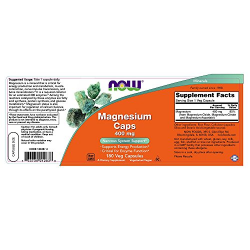 MAGNESIUM 180 CAPS 400 MG 180 NOW