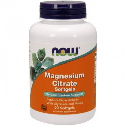 MAGNESIUM TRIO CITRATE MALATE GLYCINATE 90 CAPSULAS MAGNESIO NOW