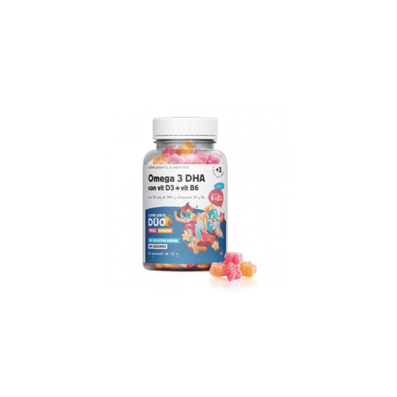 OMEGA 3 DHA COM VIT D3 VIT B6 KIDS  60 GUMMIES