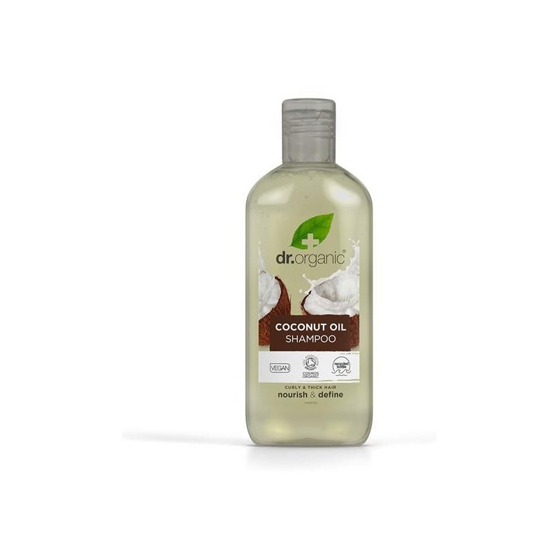 Óleo de Coco Virgem Bio Shampo 265 ml  Dr. Organic