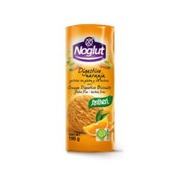 NOGLUT S/G BOLACHAS DIGESTIVAS COM LARANJA 195g