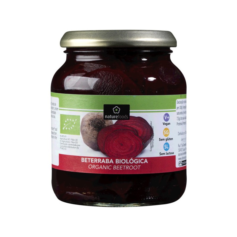 BETERRABA COZIDA BIO 340 GRS NATUREFOODS