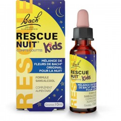 BACH RESCUE KIDS NOITE GOTAS 10 ML SEM ALCOOL