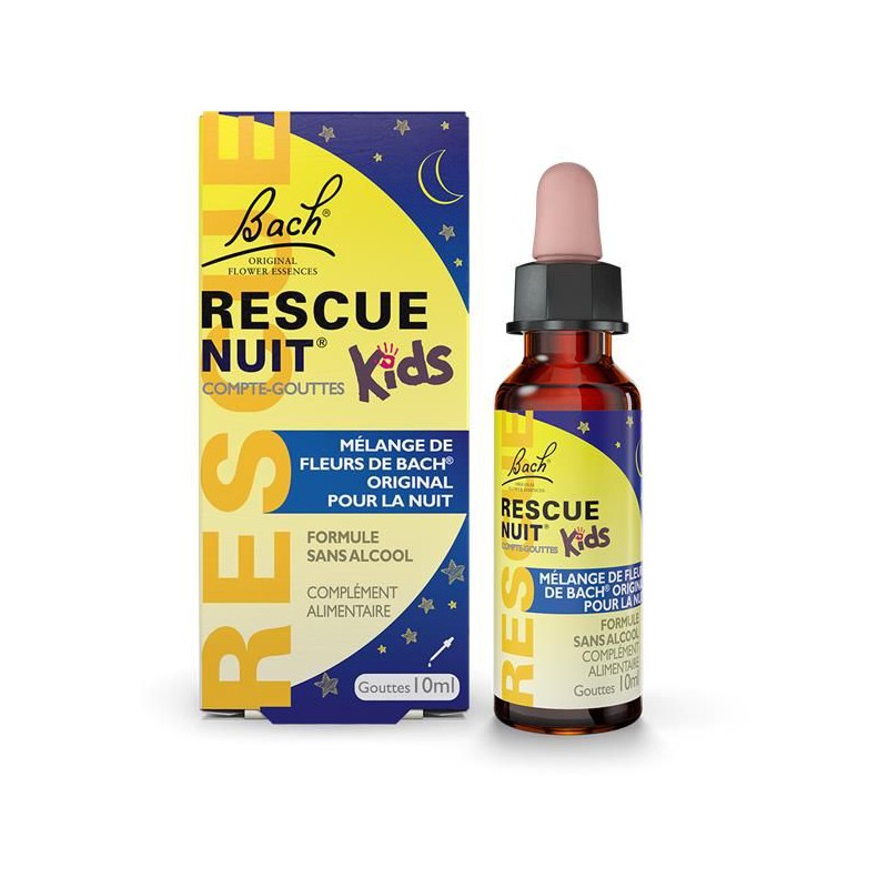 BACH RESCUE KIDS NOITE GOTAS 10 ML SEM ALCOOL