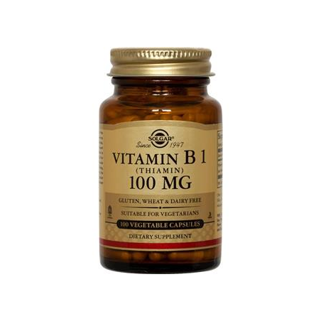 VITAMINA B1 100 MG 100 COMP SOLGAR 