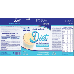 BATIDO DIET IOGURTE ANANÁS FORMA + SPORT 700 G