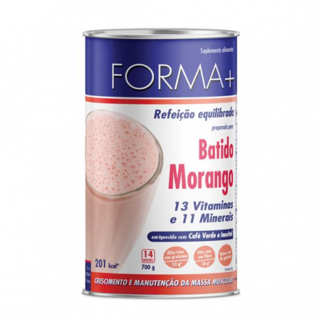 FORMA + BATIDO DE MORANGO 700 G