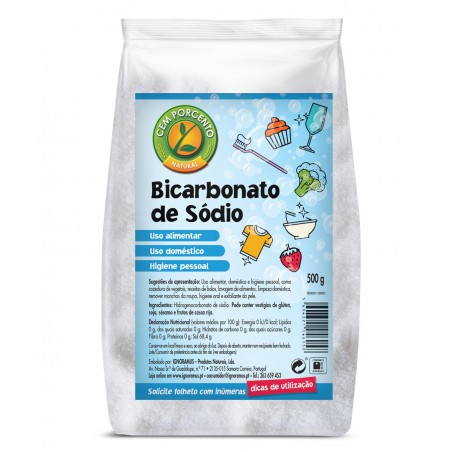 BICARBONATO DE SODIO 500 GRS CEM PORCENTO