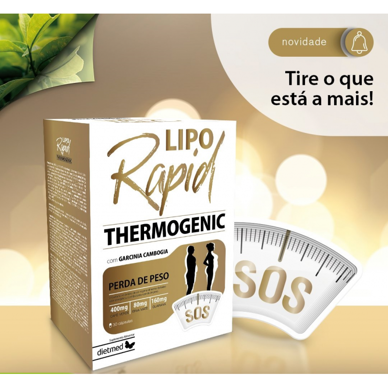 LIPORAPID 30 CAPSULAS THERMOGENIC SOS DIETMED