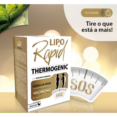 LIPORAPID 30 CAPSULAS THERMOGENIC SOS DIETMED