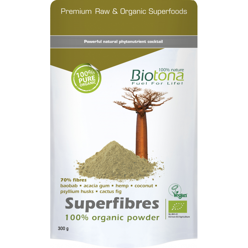SUPERFIBRES POWDER BIO 300 G BIOTONA