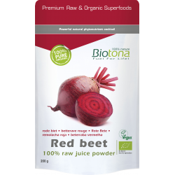RED BEET RAW JUICE POWDER  BIO PO 200 G  BIOTONA