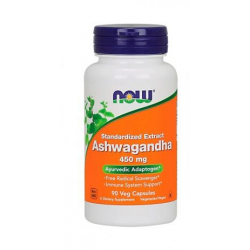 ASHWAGANDHA 450mg 90 CAPSULAS NOW