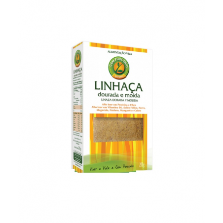 Linhaça Dourada e Moída (Caixa) 200 g cem porcento