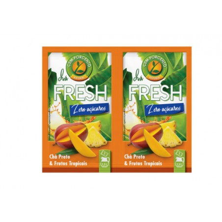 CHÁ FRESH PRETO E FRUTOS TROPICAIS 18G