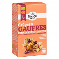 PREPARADO PARA WAFFLES BIO SEM GLÚTEN BAUCK HOF 200 GRS