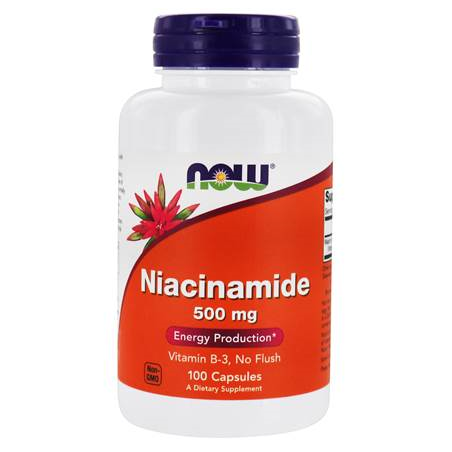 NIACINAMIDE 500 MG 100 CAPS NOW 