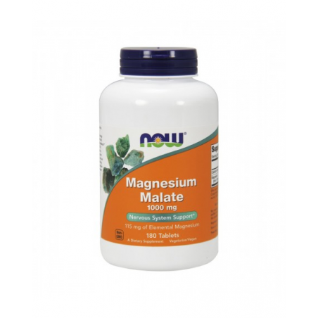 MAGNESIUM MALATE 1000mg 180 COMPRIMIDOS NOW