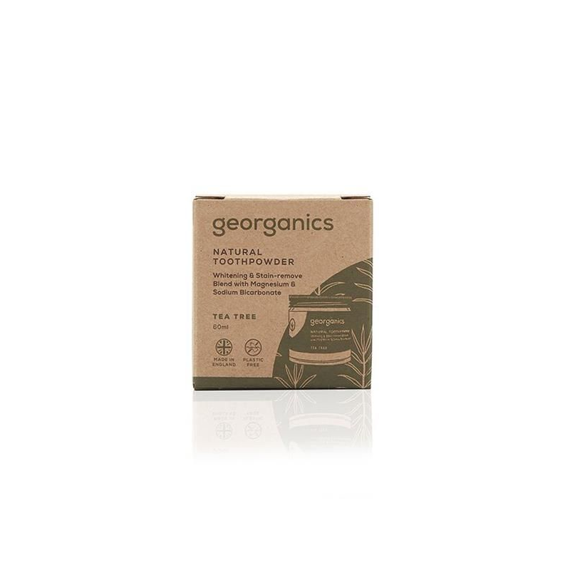 GEORGANICS DENTES PO BRANCO MELALEUCA 60 ML