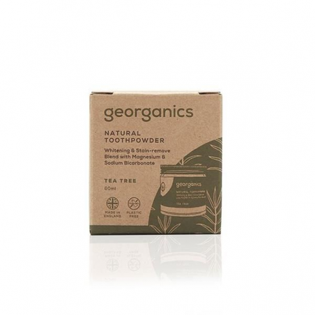 GEORGANICS DENTES PO BRANCO MELALEUCA 60 ML
