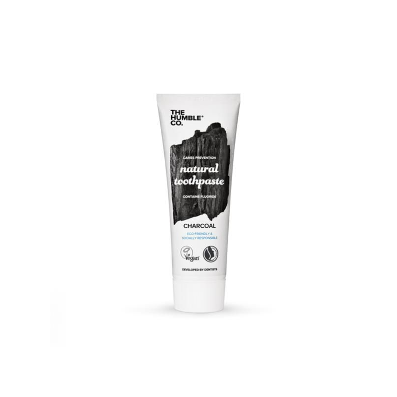 HUMBLE PASTA DENTES FLUOR CARVAO 75 ML CHARCOAL