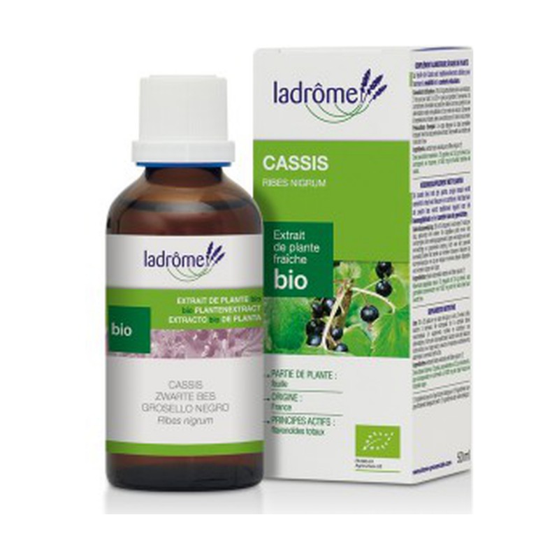 GROSELHEIRA RIBES NIGRUM BIO 50 ML LADROME EXTRATO HIDROALCOOLICO GOTAS