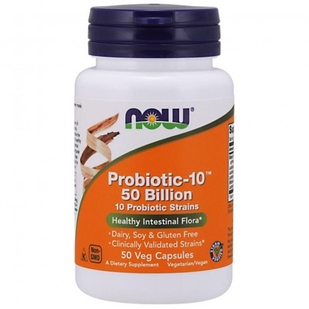 PROBIOTIC 10 50 BILILION 50 CAPS VEGETAIS NOW