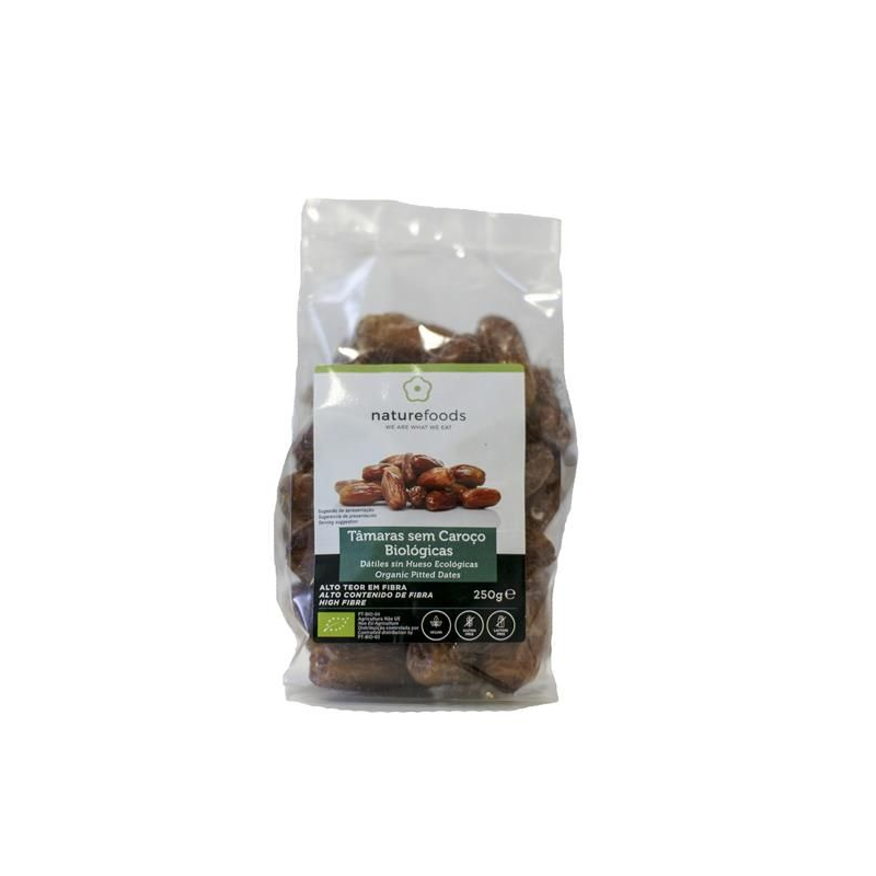 TÂMARAS SEM CAROÇO BIO 250 GRS NATUREFOODS