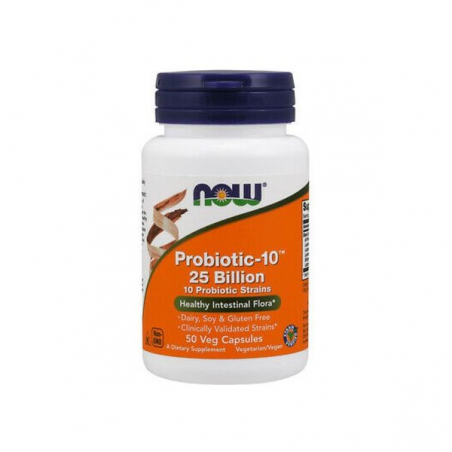 PROBIOTIC  10     25 BILLION 50 CAPSULAS NOW