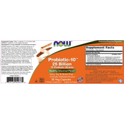 PROBIOTIC  10     25 BILLION 50 CAPSULAS NOW