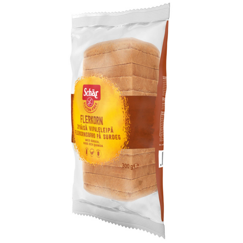 PÃO DE FORMA DE CEREAIS E SEMENTES SEM GLÚTEN 300 G SCHAR