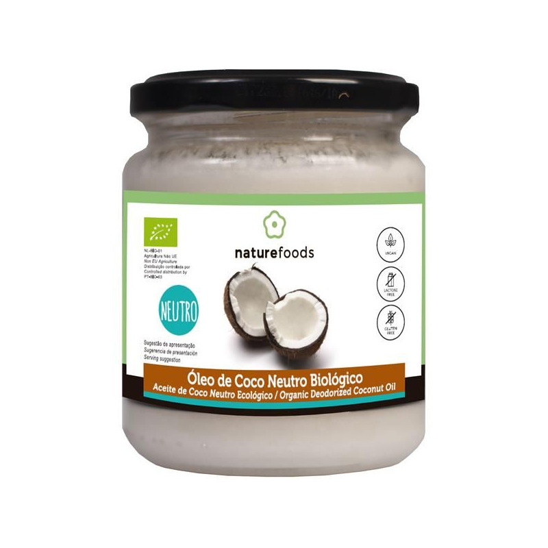ÓLEO DE COCO NEUTRO BIO NATUREFOODS 200 G