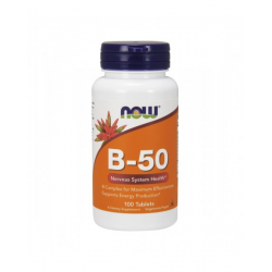 B 50 100 COMPRIMIDOS VITAMINA NOW