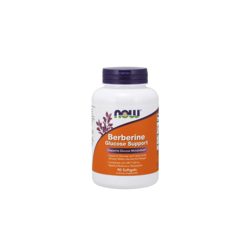BERBERINE GLUCOSE SUPPORT 90 CAPSULAS NOW