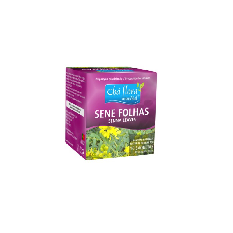 SENE FOLHAS INFUSAO 10 SAQUETAS CHA  HUNOS