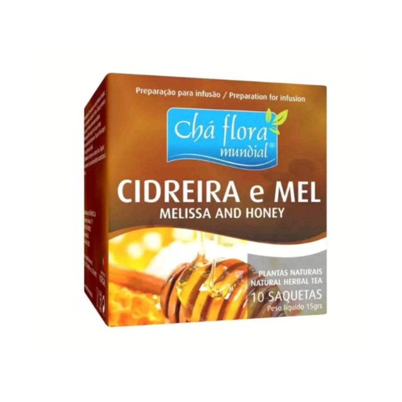CIDREIRA E MEL INFUSAO 10 SAQUETAS