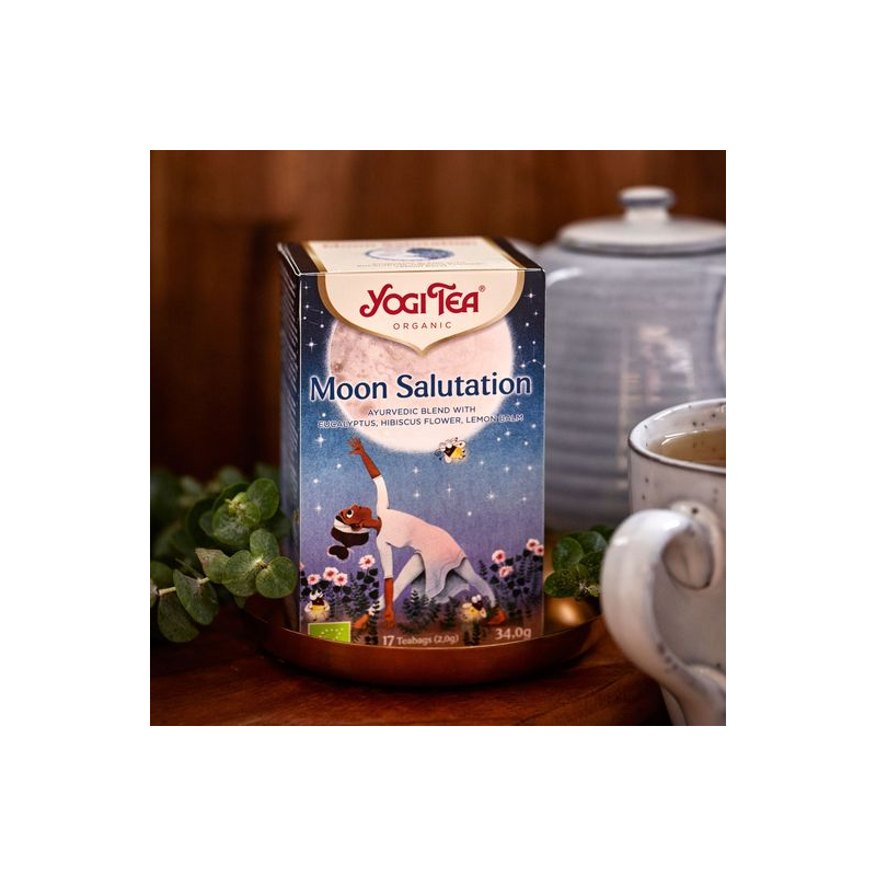 INFUSÃO BIO MOON SALUTATION YOGI TEA  17 SAQUETAS
